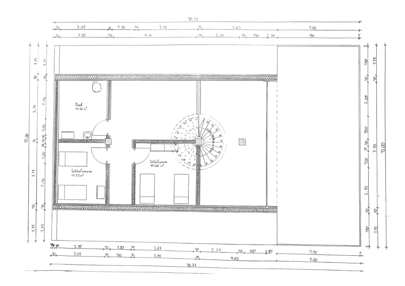 Grundriss Dachgeschoss